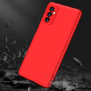For Samsung Galaxy M52 5G GKK Three Stage Splicing Full Coverage PC Phone Case(Red)