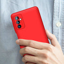 For Samsung Galaxy M52 5G GKK Three Stage Splicing Full Coverage PC Phone Case(Red)