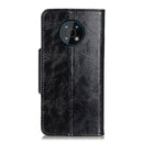 For Nokia G50 Crazy Horse Texture Magnetic Buckle Flip Leather Phone Case with 6-Card Slots(Black)