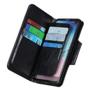 For Nokia G50 Crazy Horse Texture Magnetic Buckle Flip Leather Phone Case with 6-Card Slots(Black)