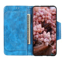 For Nokia G50 Crazy Horse Texture Magnetic Buckle Flip Leather Phone Case with 6-Card Slots(Blue)