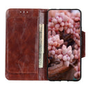 For Nokia G50 Crazy Horse Texture Magnetic Buckle Flip Leather Phone Case with 6-Card Slots(Brown)