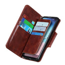 For Nokia G50 Crazy Horse Texture Magnetic Buckle Flip Leather Phone Case with 6-Card Slots(Brown)