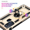 For Motorola Moto G60s Shockproof TPU + PC Phone Case with 360 Degree Rotating Holder(Gold)