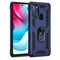 For Motorola Moto G60s Shockproof TPU + PC Phone Case with 360 Degree Rotating Holder(Blue)
