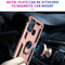 For Motorola Moto G60s Shockproof TPU + PC Phone Case with 360 Degree Rotating Holder(Rose Gold)