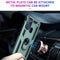 For Motorola Moto G60s Shockproof TPU + PC Phone Case with 360 Degree Rotating Holder(Dark Green)
