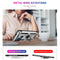 For Motorola Moto G60s Shockproof TPU + PC Phone Case with 360 Degree Rotating Holder(Silver)