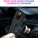 For Xiaomi Redmi 10 Shockproof TPU + PC Phone Case with 360 Degree Rotating Holder(Black)