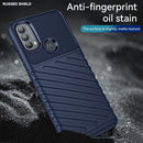For Motorola Moto E20 / E30 / E40 Thunderbolt Shockproof TPU Soft Phone Case(Blue)