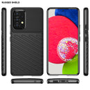 For Samsung Galaxy A53 5G Thunderbolt Shockproof TPU Soft Phone Case(Black)