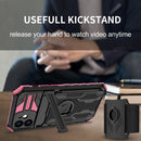 Kickstand Detachable Armband Phone Case For iPhone 12(Pink)