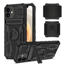 Kickstand Detachable Armband Phone Case For iPhone 12(Black)