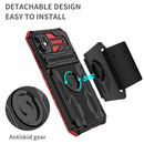 Kickstand Detachable Armband Phone Case For iPhone 11(Red)