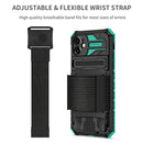 Kickstand Detachable Armband Phone Case For iPhone 11(Deep Green)