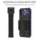Kickstand Detachable Armband Phone Case For iPhone 11(Purple)