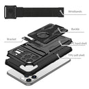 Kickstand Detachable Armband Phone Case For iPhone 11 Pro(Black)