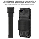 Kickstand Detachable Armband Phone Case For iPhone SE 2022 / SE 2020 / 7 / 8(Black)