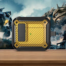 Bumblebee Carbon Fiber Earphone Protective Case with Switch For AirPods 3(Black Yellow)