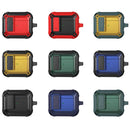 Bumblebee Carbon Fiber Earphone Protective Case with Switch For AirPods 3(Blue)