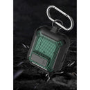 Bumblebee Carbon Fiber Earphone Protective Case with Switch For AirPods 3(Green Yellow)