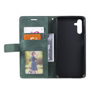 For Samsung Galaxy A13 5G Skin Feel Splicing Horizontal Flip Leather Phone Case(Green)