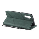 For Samsung Galaxy A13 5G Skin Feel Splicing Horizontal Flip Leather Phone Case(Green)