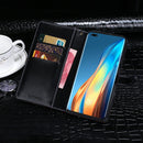For Tecno Phantom X idewei Crocodile Texture Horizontal Flip Leather Case with Holder & Card Slots & Wallet(Grey)