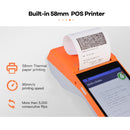 SGT-SP01 5.5 inch HD Screen Handheld POS Receipt Printer, Basic Version, EU Plug(Orange)