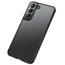 For Samsung Galaxy S22 5G Four-corner Shockproof TPU + PC Protective Phone Case(Black)