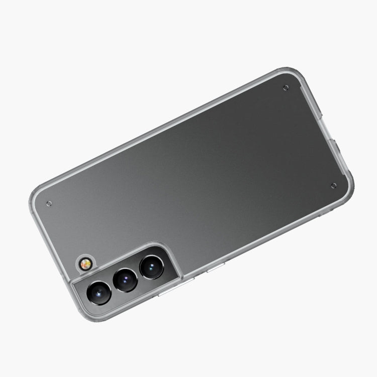 For Samsung Galaxy S22 5G Four-corner Shockproof TPU + PC Protective Phone Case(Translucent)