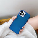 Frosted PC + TPU Phone Case For iPhone 13 Pro(Blue)