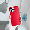 Frosted PC + TPU Phone Case For iPhone 13 Pro(Red)