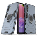 For Samsung Galaxy A13 5G Shockproof PC + TPU Phone Case with Magnetic Ring Holder(Navy Blue)