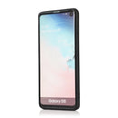 For Samsung Galaxy S10+ Crossbody Wallet Card Bag Phone Case(Blue)