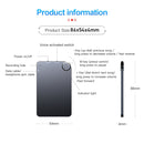 K2 Portable Ultra-thin Card Voice Recorder, Capacity:8GB(Black)