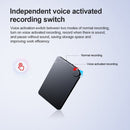 K2 Portable Ultra-thin Card Voice Recorder, Capacity:8GB(Black)