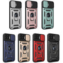 For OPPO A93 5G / A74 5G / A54 5G Sliding Camera Cover Design TPU+PC Phone Protective Case(Red)