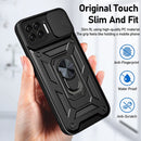 For OPPO A93 5G / A74 5G / A54 5G Sliding Camera Cover Design TPU+PC Phone Protective Case(Red)