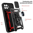 For OPPO A93 5G / A74 5G / A54 5G Sliding Camera Cover Design TPU+PC Phone Protective Case(Dark Green)