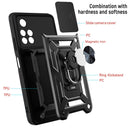 For Xiaomi Redmi Note 11 6.5 inch Sliding Camera Cover Design TPU+PC Phone Protective Case(Blue)