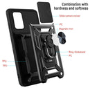 For Xiaomi Redmi Note 9 4G/9T/M3 Sliding Camera Cover Design TPU+PC Phone Protective Case(Blue)