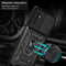 For Samsung Galaxy M52 5G Sliding Camera Cover Design TPU+PC Phone Protective Case(Black)