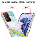 For Xiaomi Mi 11T / Mi 11T Pro Electroplating Marble IMD TPU Phone Case(Green 004)