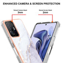 For Xiaomi Mi 11T / Mi 11T Pro Electroplating Marble IMD TPU Phone Case(White 006)