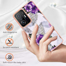 For Xiaomi Mi 11T / Mi 11T Pro Electroplating IMD TPU Phone Case(Purple Flower)