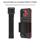 For Samsung Galaxy A32 5G Kickstand Detachable Armband Phone Case(Red)