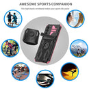 For Samsung Galaxy S21 FE 5G Kickstand Detachable Armband Phone Case(Pink)