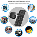 For Samsung Galaxy S21 FE 5G Kickstand Detachable Armband Phone Case(Black)