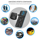 For Samsung Galaxy S21 FE 5G Kickstand Detachable Armband Phone Case(Blue)
